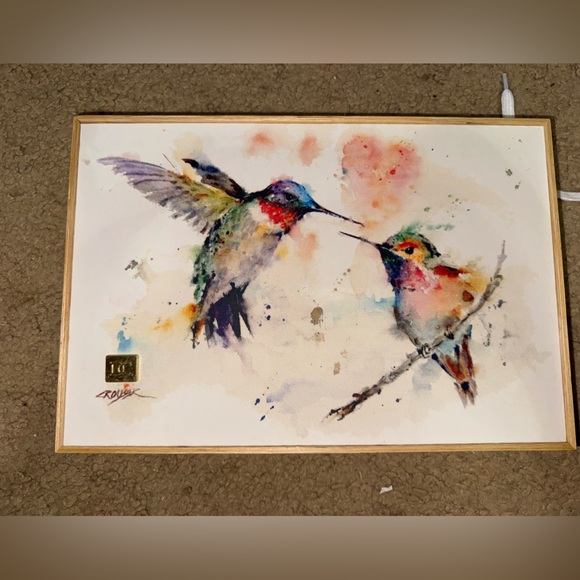 Colorful Hummingbird Picture Frame - Picture 3 of 4